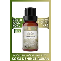AURAN Beyaz Çiçekler Esansiyel Uçucu Koku Yağı Buhurdanlık Yağı