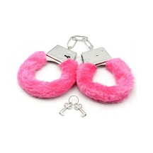 Poobal Pembe Peluş Kelepçe