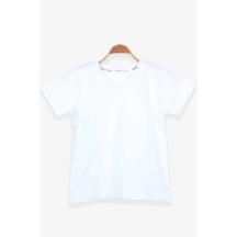 Breeze Erkek Çocuk Tişört Basic 4-8 Yaş, Beyaz