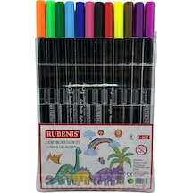 Rubenis Fineliner Kalem Seti 12 Renk 0.4 Mm