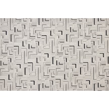 Yasham Relief Kataloğu 16,5 M2 Duvar Kağıdı 7746-4 Açık Gri - Beyaz