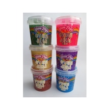 Yumtoys Gold Serisi Slaym - Hazır Slime 6 Renk 6 Kutu 140x6 Gr Sarı, Yeşil, Kırmızı, Pembe, Mavi, Mor