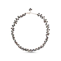 4,5 Mm Sallantılı Doğal İnci Kolye Vrtz110322syhs40 Rose