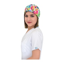 Yeşil Yaprak Desenli Cerrahi Bone
