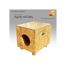 Kedi Kulübesi Profesyonel Magicbox Natural Kedi Evi 32 x 36 x 37 CM