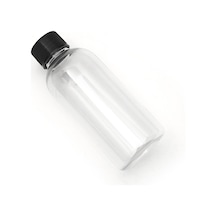 100ml Pet Şeffaf Düz Kapaklı Şişe, 24 Adet, Plastik Şişe, Esans Şişesi, Medikal Şişe, Kozmetik Şişe, Ecza Şişesi Şeffaf