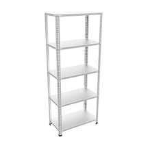 5 Katlı Galvaniz Çelik Raf - Depo, Arşiv, Kiler, Dosya, Market Rafı, Civatalı Raf Sistemi 43x60 Cm 200 Cm 1.00 Mm Çok Renkli