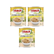 Tamek Haşlanmış Kuru Fasulye 800 Gr X 3'lü Paket