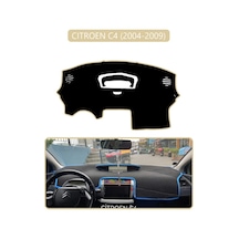 Cıtroen C4 2004-2009torpido Koruma Halısı Bej Kenar