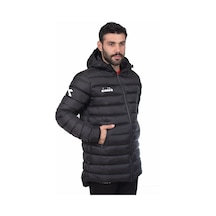Diadora Roy Anarok Siyah Erkek Şişme Uzun Mont - Royanaroksiyah Siyah