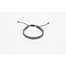 Osse Gun Metal Bileklik 85787956 Gri