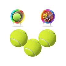 3 Adet Sarı Tenis Topu - Antrenman Tenis Topu - Masaj Topu