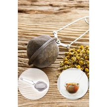 Çay Süzgeci Maşa Şeklinde Bitki Çayı Süzgeci Çay Demleme Süzgeci Metal Beyaz Diğer