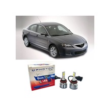 Mazda 3 Led Xenon Uzun Far Ampulü Hb3 Duo Yeni Seri Beyaz 2003-2008