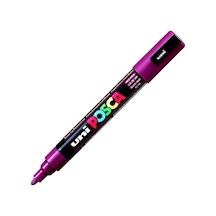 Uni-ball Posca 1.8-2.5 Su Bazlı Poster Markörü Ş.kırmızı Pc-5m Çok Renkli