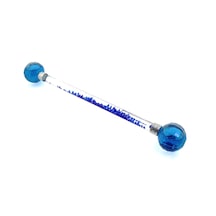 Parıltılı Mavi Simli Baton