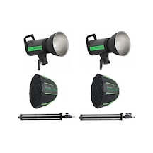 Patona 4198 Ml-1200 120w Bi-color Led Hızlı Kurulum 60cm Octagon Softbox Çiftli Işık Kiti