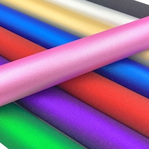 Sones 30 X 30cm Parıltılı Yapışkan El Sanatları Kalıcı Vinil Film Bardak Duvar Cam Dekoru İçin Kırmızı