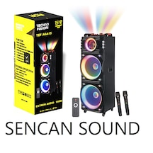 Techno Favori Tef Aga 15 Extrem Party Hoparlör 2x15inç Karaoke - Sencan Sound