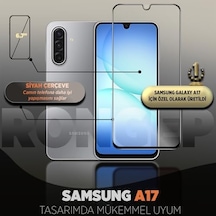 Galaxy A17 İçin Ekran Koruyucu 9h Sertlikte Anti-static Temperli Cam Netlik Ve Dokunmatiği Etkilemeyen Çizik Ve Darbelere Karşı A17 Ekran Koruyucu 2'li Paket