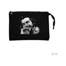 Zepplin Giyim Che Guevara Siyah Clutch Astarlı Cüzdan / El Çantası