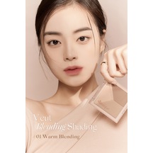 Dasique Doğal Gölgelendirme Sunan 3'lü Kontür Paleti V Cut Blending Shading 01 Warm Blending