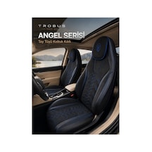 Geely Emgrand 2010-2012 Uyumlu Angel Serisi Siyah Mavi Oto Koltuk Kılıfı