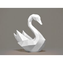 Beyaz Renk Fil Heykeli Hediyelik Şık Modern Ev Dekoru 13 Cm
