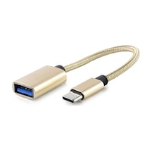 Type-c To Usb 3.0 Otg Dönüştürücü Kablo Gold Hdx1001