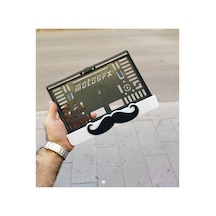 Bıyık Uyumlu Motor Plakalık