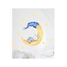 Uykucu Kedi Duvar Sticker Seti