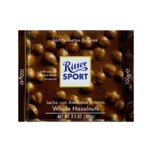 Ritter Sport Çikolata 100 G Fındık - Sütlü Çikolata Keyfi 6'li Avantaj Paketi - 6 Adet Tarı