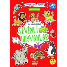 İlk Kelimelerle Sevimli Hayvanlar - Yapıştır Boya Öğren- Cik Cik Yayınları