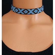 Harmel Jewelry Etnik Desen Dokuma Choker