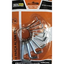Real Özs Realözs 10 Parça Alyan Set 1,5mm-10mm