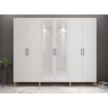 Açelya Portmanto Vestiyer Çam Beyaz 270 cmM6