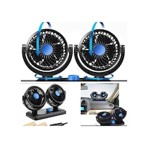 Carub Replax 12 Volt Araç Içi Torpido Üstü Çift Fanlı Oto Vantilatör
