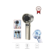 Torima F-21 Altın Dijital Ekranlı 120 Hız Ayarlı Taşınabilir Mini Fan