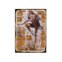Bedeko Dansçı Kadın Dekoratif Mdf Tablo 25 Cm X 35 Cm