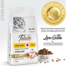 Hypoallergenic Urinary Sterilised +7 Tavuklu Düşük Tahıllı Kısırlaştırılmış Yaşlı Kedi Maması 2 Kg