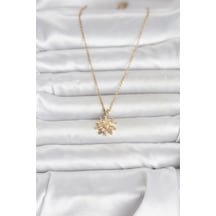 Mey İthalat 316l Çelik Zincir Gold Renk Pembe Papatya Model Kadın Kolye - Özel Seri Meyeb69d616a97c9fdcdf60006da8 altın