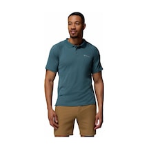 Columbia Men's Alpine Chill Pro Erkek Polo Yaka Tişört Ao3828 Mavi