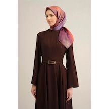 Armine 2025 İlkbahar - Yaz - Dj Saf İpek Eşarp Sura -9308d01 - 90 X 90 / Mor 03 Mor 03