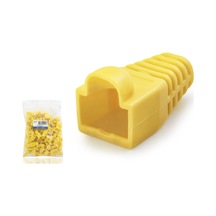 100 Adet Rj45 Konnektör Papuç Sari / Ekonomik Poşet Paket