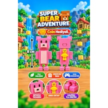 Super Bear Adventure Pembe Ayı Ve Shicka Figür Seti - Süper Ayı Seti 1adet