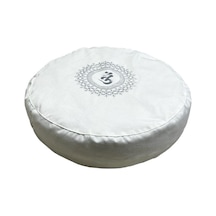 Mandala Baskılı Meditasyon Minderi Krem 2024-6