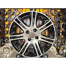 4 Adet Opel 6 16 4 100 Et40 56.6 Black Mack Jant Yenilenmiş Takım