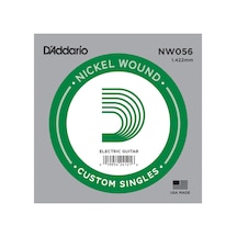 Daddario Nw056 Elektro Ve Akustik Tek Tel, 5li Paket, Kalin Mi ,