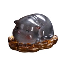 Suntek Magideal Çay Pet Kedi Reçine El Sanatları Kitaplık Masa Stil a