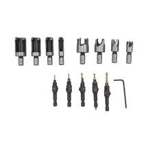 14 Adet Havşa Matkap Ucu Ahşap Tapa Kesici Vida Delme Vida İçin